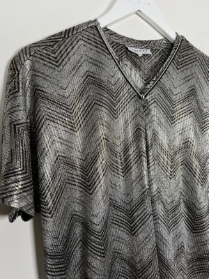 Zhenzi str. XL <br/> mønstret t-shirt