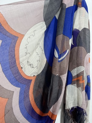 Beck Sondergaard <br/> mønstret tørklæde