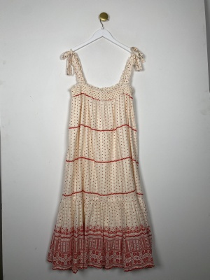 Lollys laundry str. L  <br/> mønstret sommer kjole