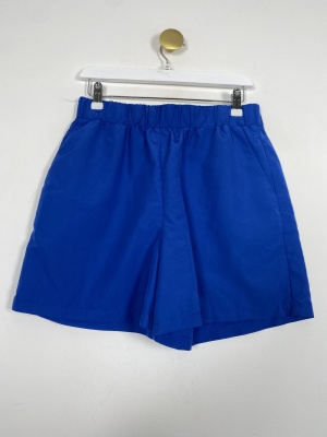Pieces <br/> blå shorts