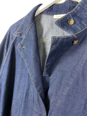 Rabens Saloner str. S <br/> denim kjole i A-snit