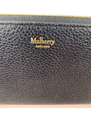 Mulberry <br/> Læder pung, sort.