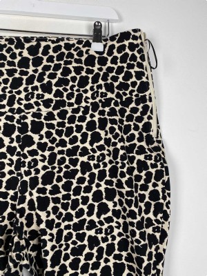 Evoked str. 50 <br/> leopard mønstret buks med stretch