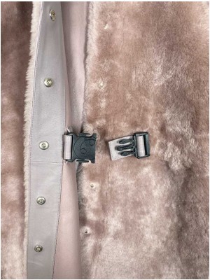 Remain Birger Christensen str. 36 <br/> rosa pels 100% shearling