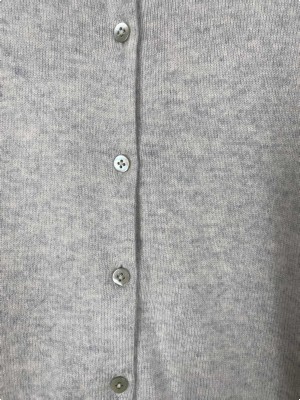 The White Company str. L <br/> lys grå cashmere cardigan