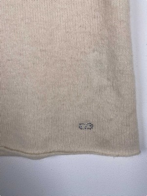 Escada Sport str. L <br/> beige vest i tynd strik