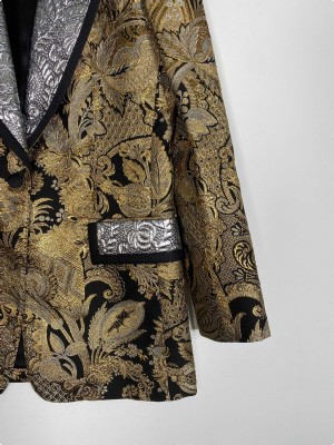 Dolce & Gabbana guld blazer <br/> str. xs