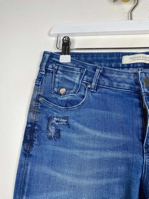 Maison Scotch str. 28/32 <br/> jeans med huller