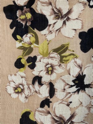 By Malene Birger <br/> tørklæde, brunt med blomster