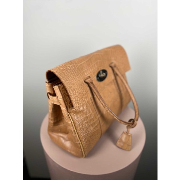 Mulberry <br/> beige croco bayswater - Image 9