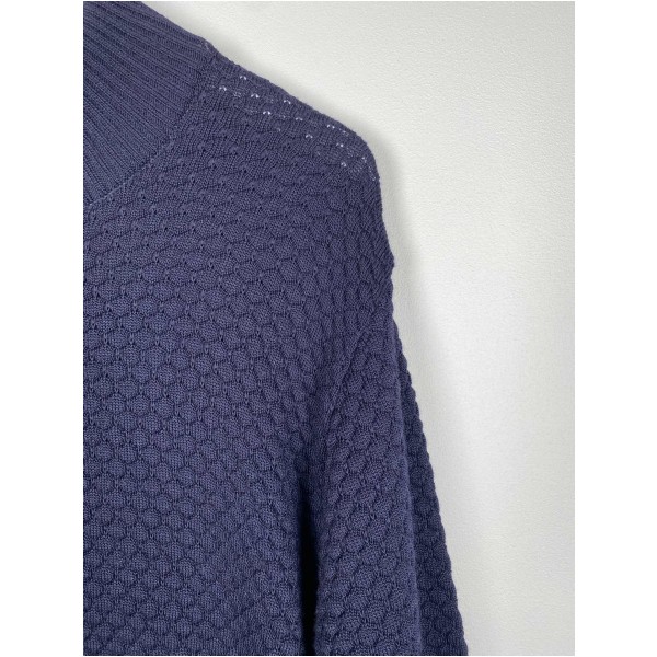 Clipper str M <br/> strik cardigan navy - Image 4