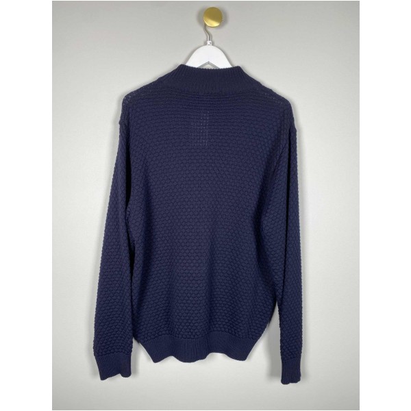 Clipper str M <br/> strik cardigan navy - Image 3