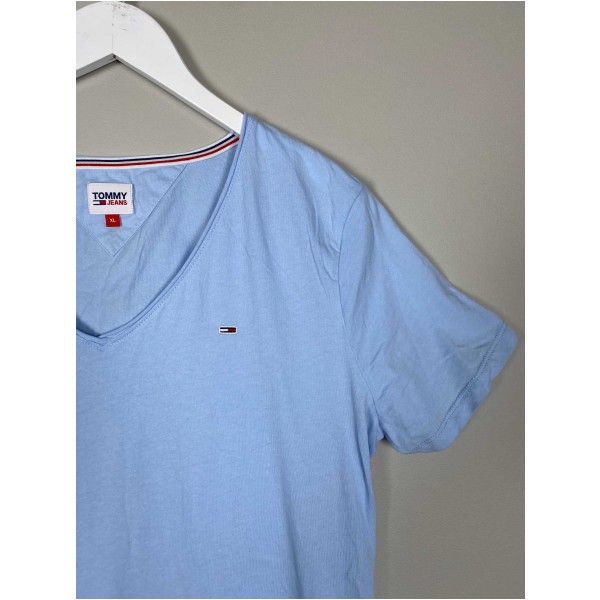 Tommy Hilfiger str. XL <br/>lyseblå t-shirt - Image 2