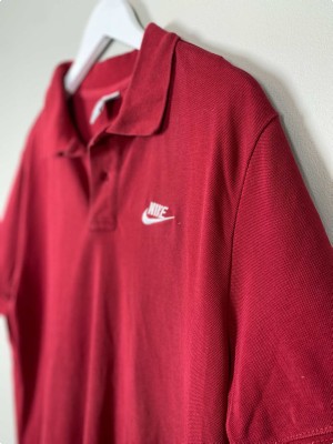 Nike str. L <br/> rød polo