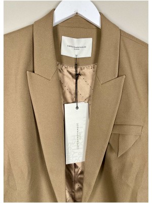 Copenhagen Muse str. L <br/> blazer, mørk sand