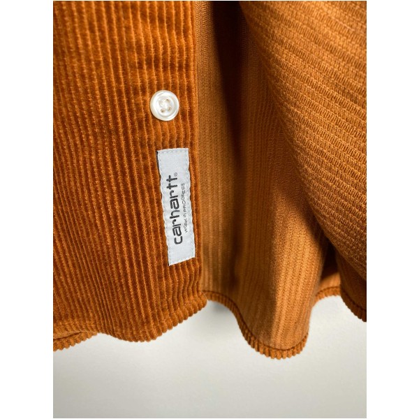 Carhartt str. XL <br/>fløjlsskjorte, brændt orange - Image 2