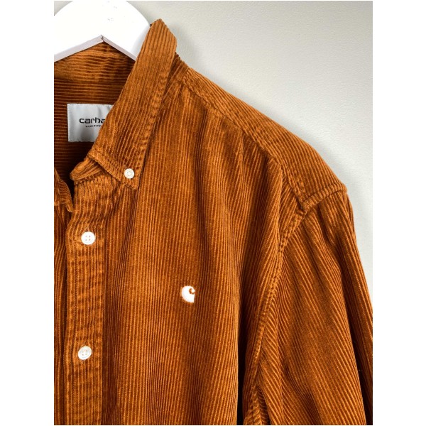 Carhartt str. XL <br/>fløjlsskjorte, brændt orange - Image 4