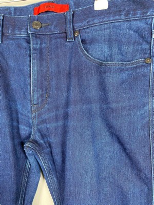 Hugo Boss Str. 32 <br/> Jeans, mørkeblå.