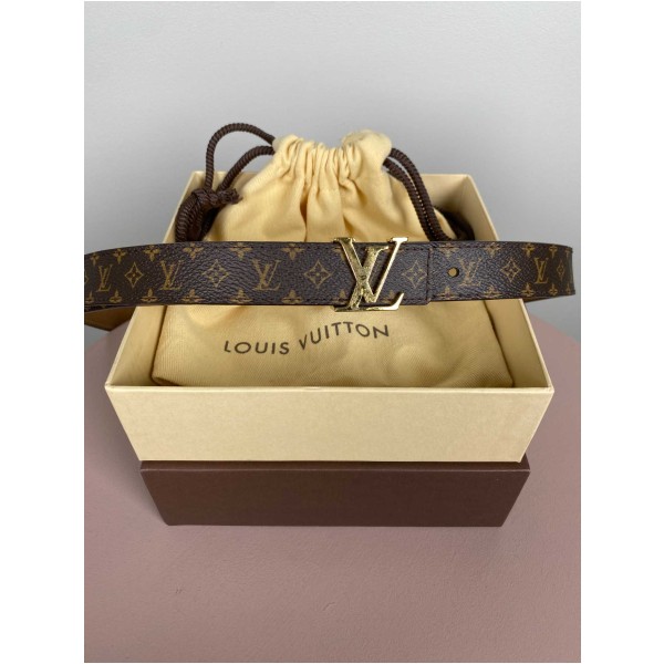 Louis Vuitton <br/> logobælte med guldspænde 95cm - Image 2