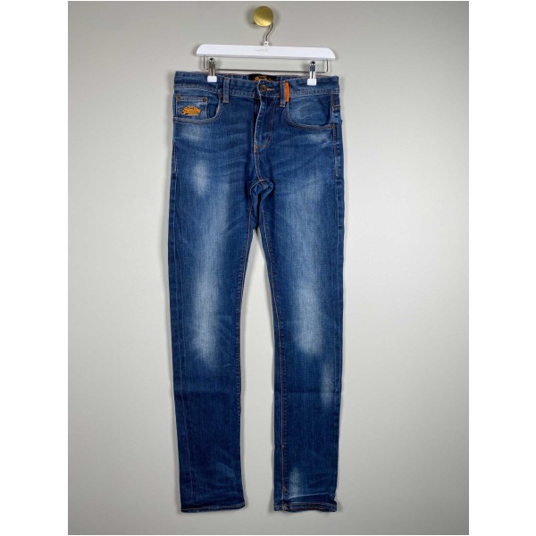 SuperDry str. 30 <br/> blå jeans