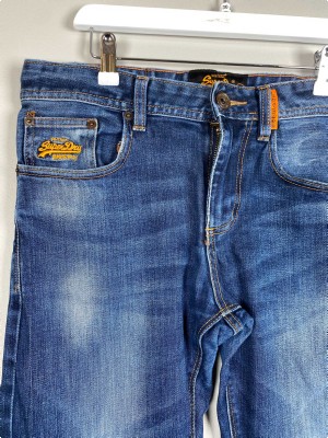 SuperDry str. 30 <br/> blå jeans