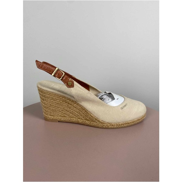 Gant str. 40 <br/> wedge sandal beige