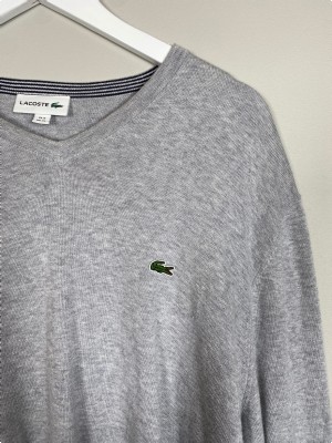 Lacoste str. XL <br/> grå pullover