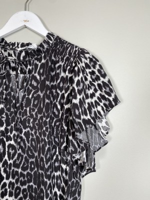 Co'Couture str. S <br/> bluse i leopardprint