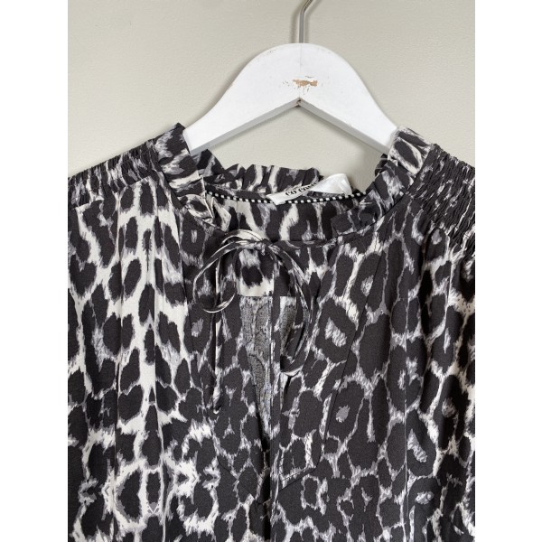 Co'Couture str. S <br/> bluse i leopardprint - Image 4