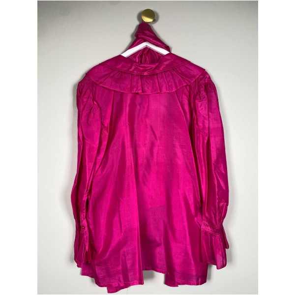 Ivan Grundahl str. 38 <br/> pink bluse med bindebånd - Image 3