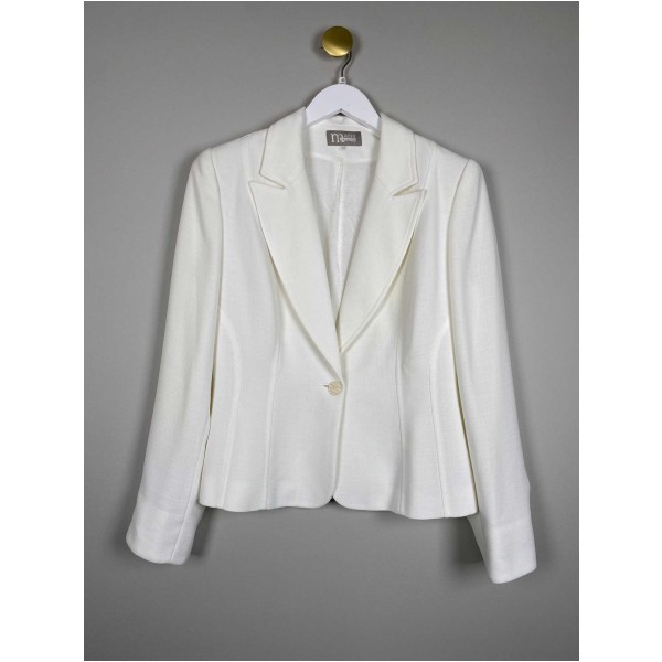 Maria Maruschka str. 40 <br/>hvid blazer