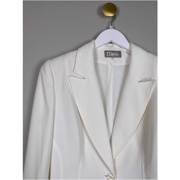 Maria Maruschka str. 40 <br/>hvid blazer - Image 2