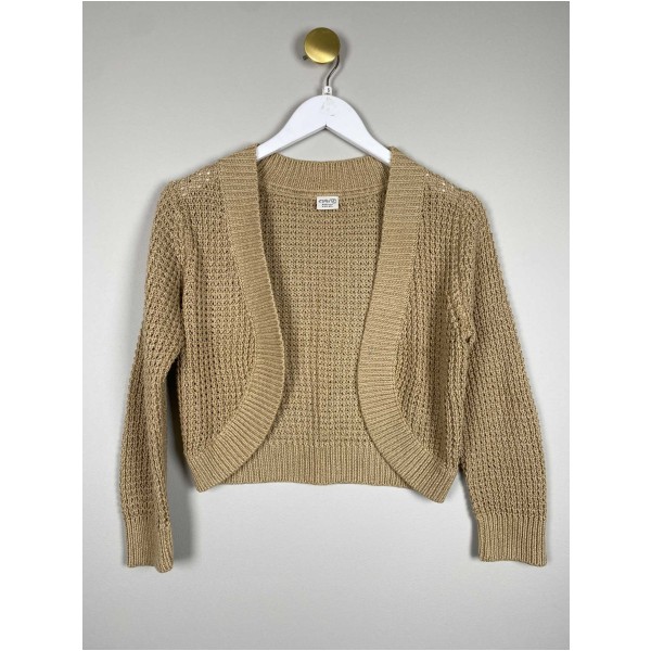 Esprit str. S <br/> strikket cardigan, sand