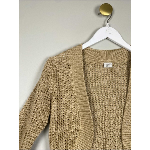 Esprit str. S <br/> strikket cardigan, sand - Image 2