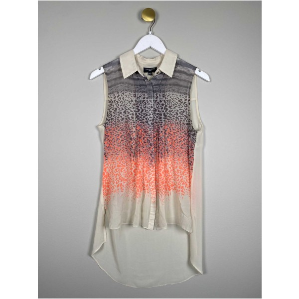 Warehouse Silk str. M <br/> mønstret top