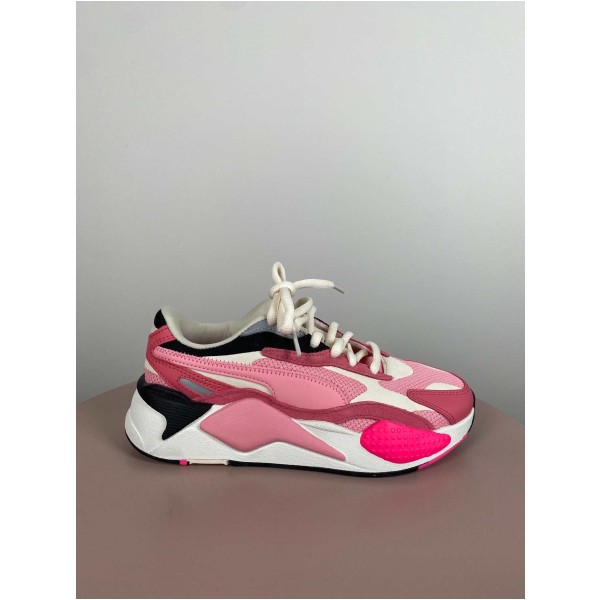 Puma Str. 37,5 <br/> Sneakers, pink/hvid.