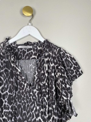 Co'Couture str. S <br/> kjole i leopardprint