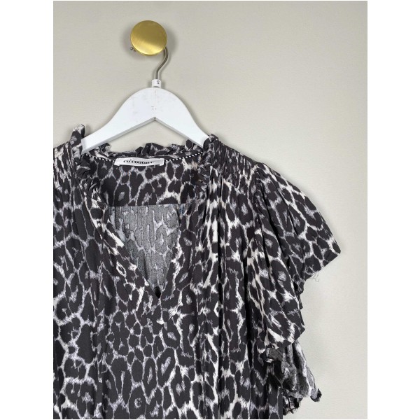 Co'Couture str. S <br/> kjole i leopardprint - Image 2