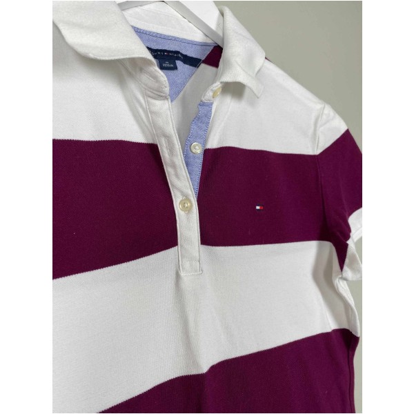 Tommy Hilfiger str. M <br/> stribet polo - Image 2