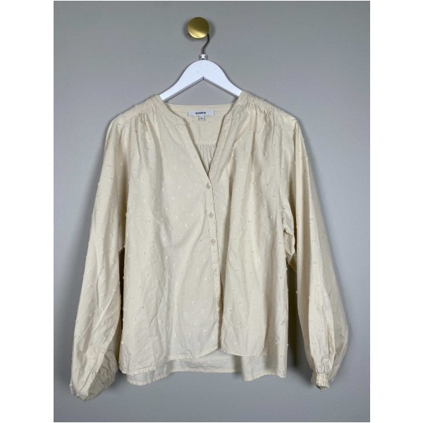 Garcia Str. M <br/> Bluse, beige.