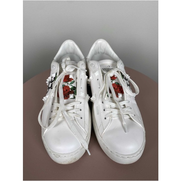 Valentino str. 38,5 <br/> hvide sneakers med hvide nitter - Image 4