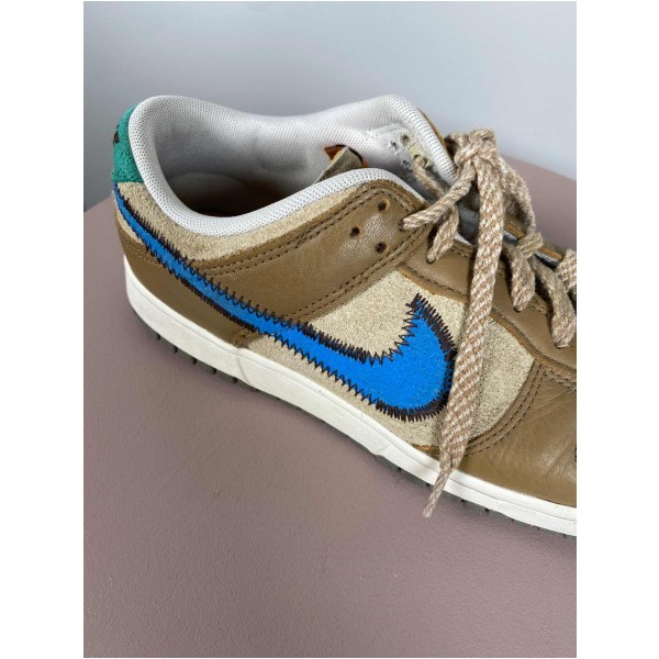 Nike Str. 42,5 <br/> Sneakers, brun/blå/grøn. - Image 2