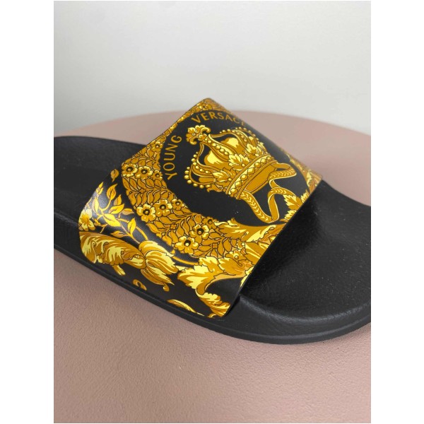 Versace str. 39 <br/> slippers med logo - Image 2