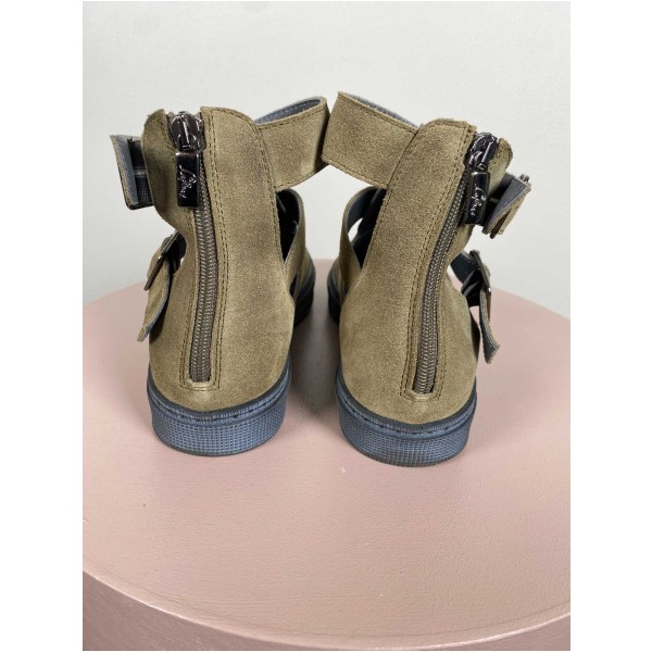 Lofina sandal i army grøn - Image 6