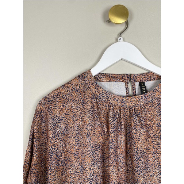 Prepair Str. M <br/> Mønstret bluse. - Image 2