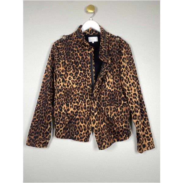 Neo Noir Str. L <br/> Jakke, leopardprint.