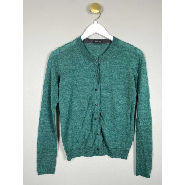 Stella nova str. S <br/> grøn cardigan