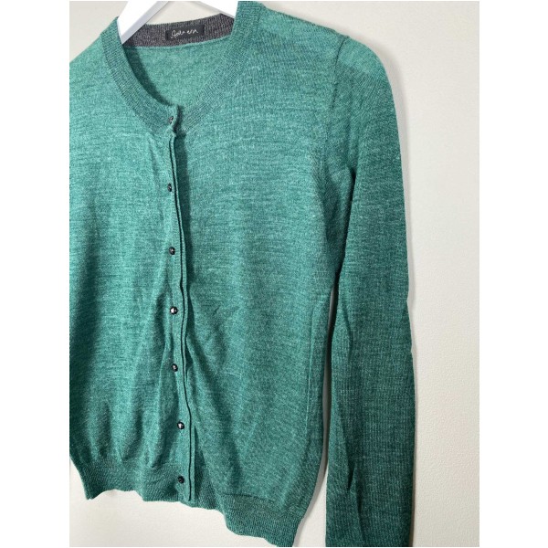 Stella nova str. S <br/> grøn cardigan - Image 2