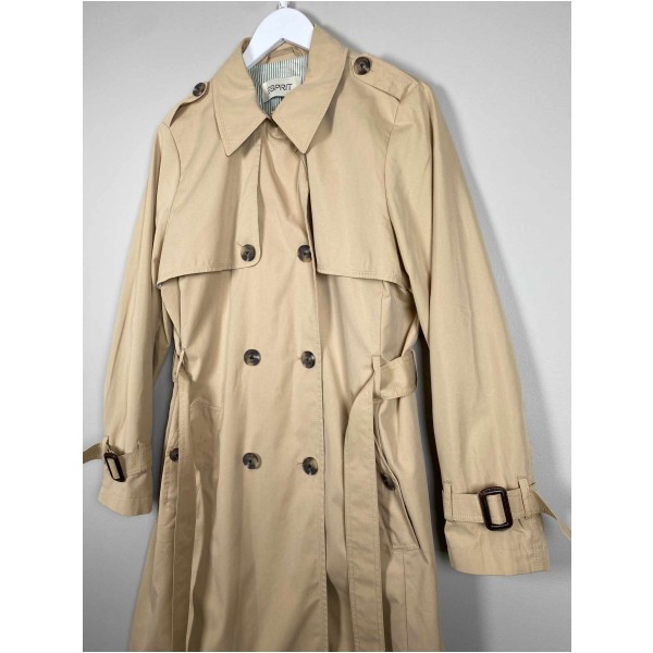 Esprit Str. L <br/> Frakke, lys camel. - Image 2
