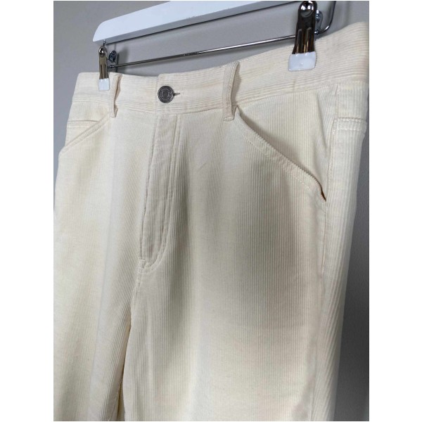 Massimo Dutti Str. 40 <br/> Fløjlsbukser, creme. - Image 2